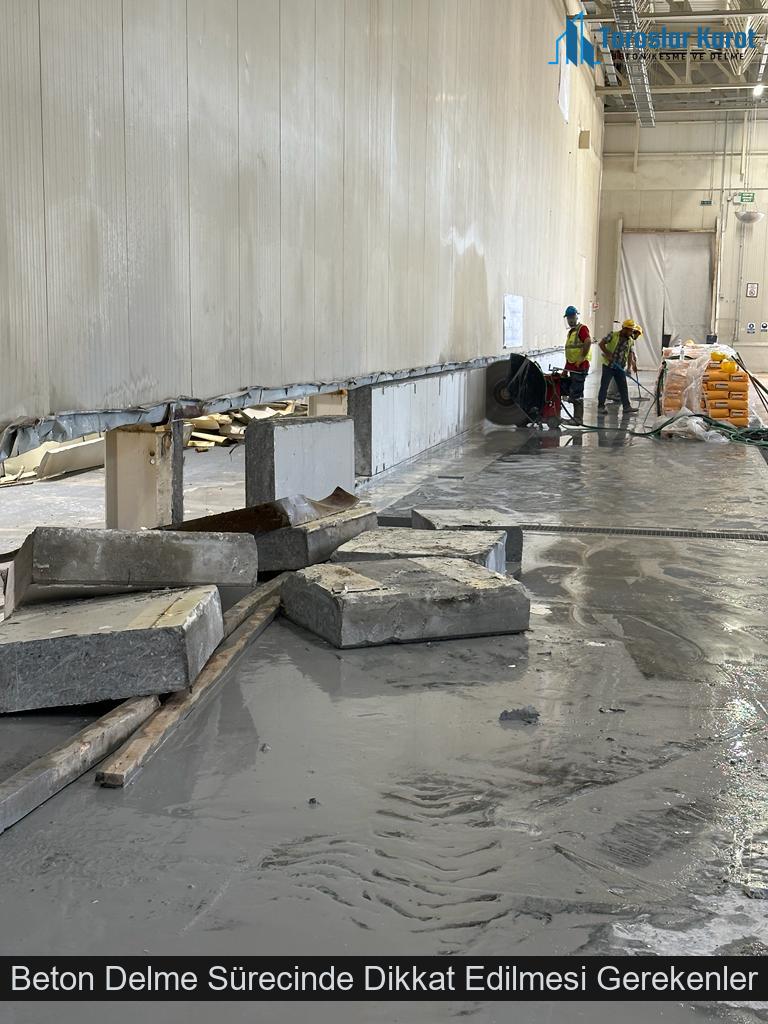 Beton Delme Sürecinde Dikkat Edilmesi Gerekenler